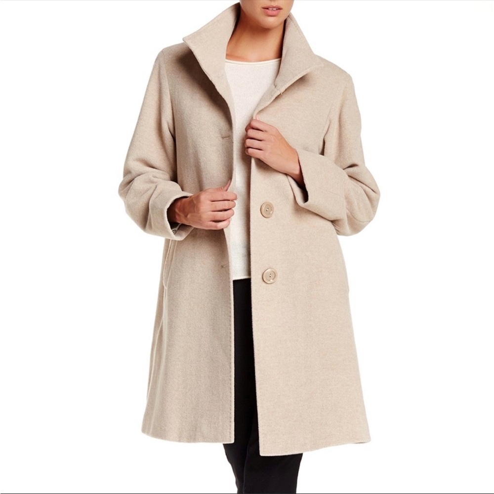 Cinzia Rocco Due Alpaca Wool Button Coat Jacket Long 14 - Picture 13 of 13